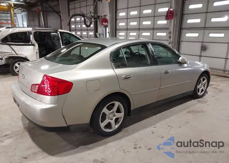 2003 Infiniti G35 Luxury Leather z USA, uszkodzony, nr VIN JNKCV51E43M324876